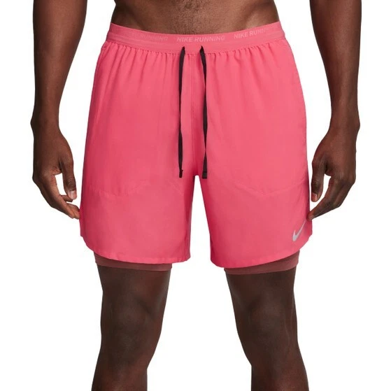 Nike Stride Dri-Fit 7” 2-in-1 Brief-Lined Running Shorts Men's Small DM4759-629