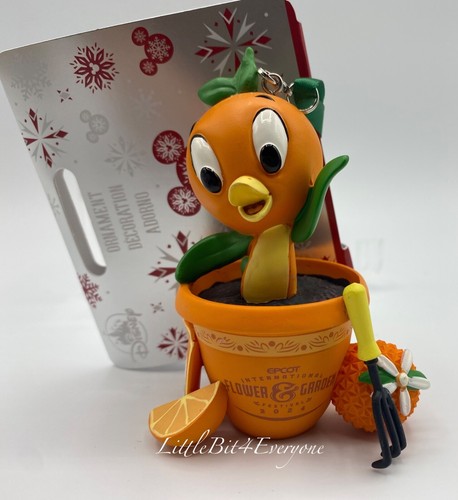 Nuevo con etiquetas Adorno cuaderno de bocetos de pájaro naranja EPCOT Festival Internacional de Flores y Jardines - Imagen 9 de 17