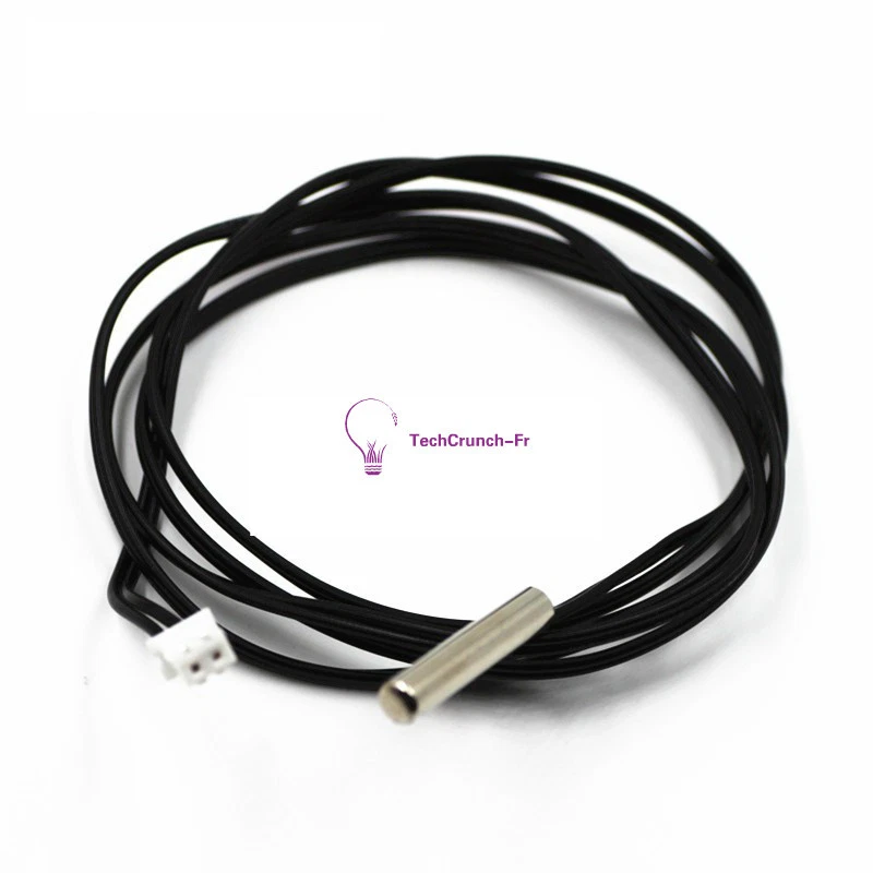 1M NTC Thermistor Accuracy Temperature Sensor 10K 1% 3950 Probe Cable Waterproof