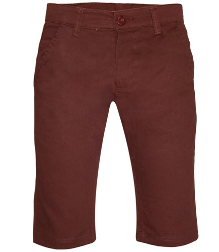 Mens Chino Shorts Summer Slim Fit 3Q Twill Cotton Kushiro Three Quarter Shorts - 第 4/30 張圖片