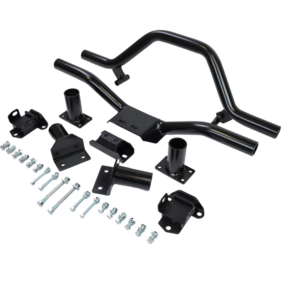 Black Truck Engine and Crossmember Conversion Kit For Chevrolet GMC Truck 47-59 - Image 3 of 4