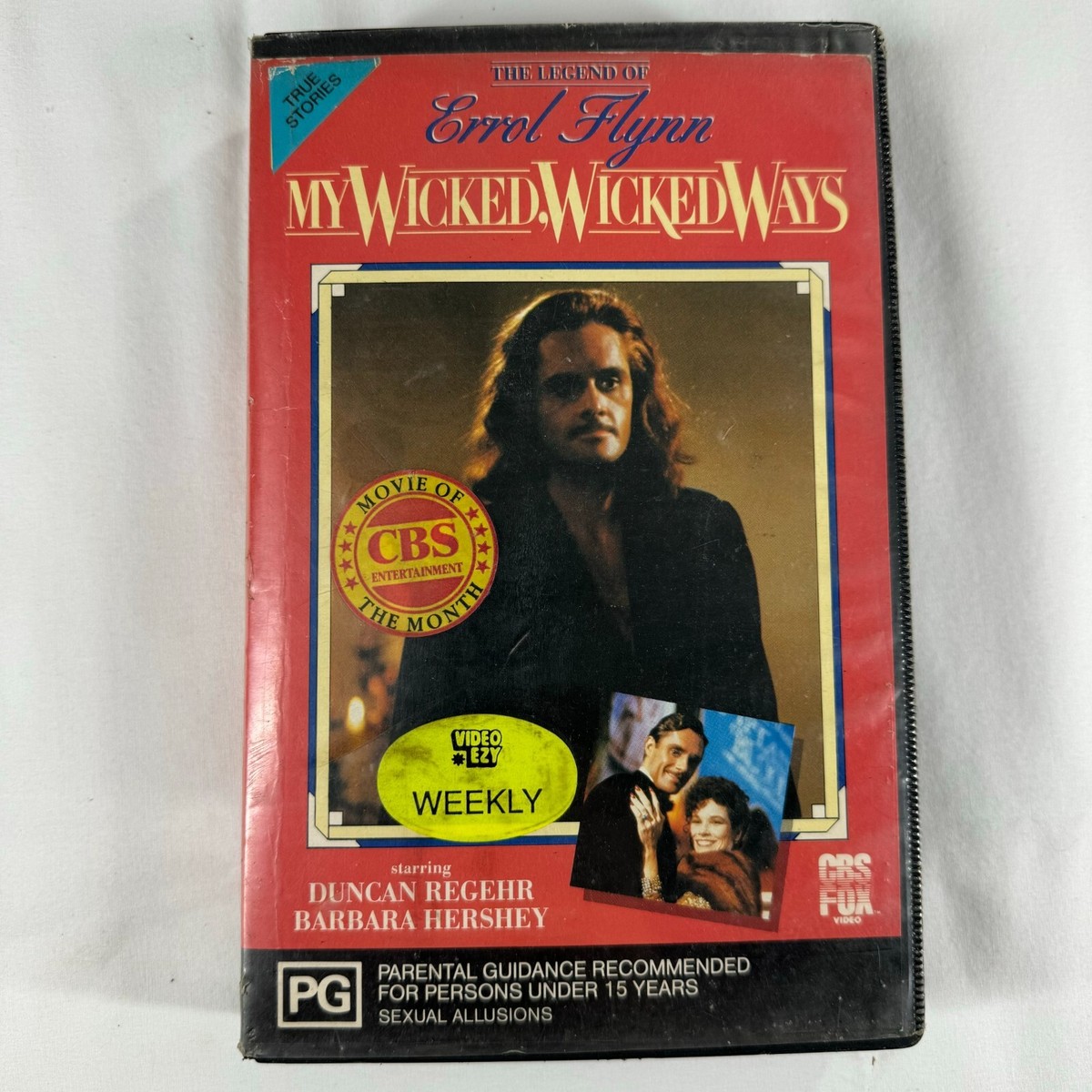 My Wicked, Wicked Ways The Legend of Errol Flynn VHS Rare