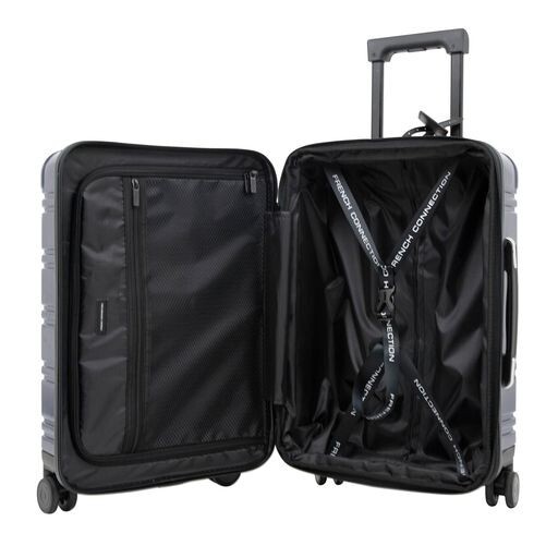 French Connection Luggage Set. 3PC SET WITH TSA & CARRY ON USB NAVY