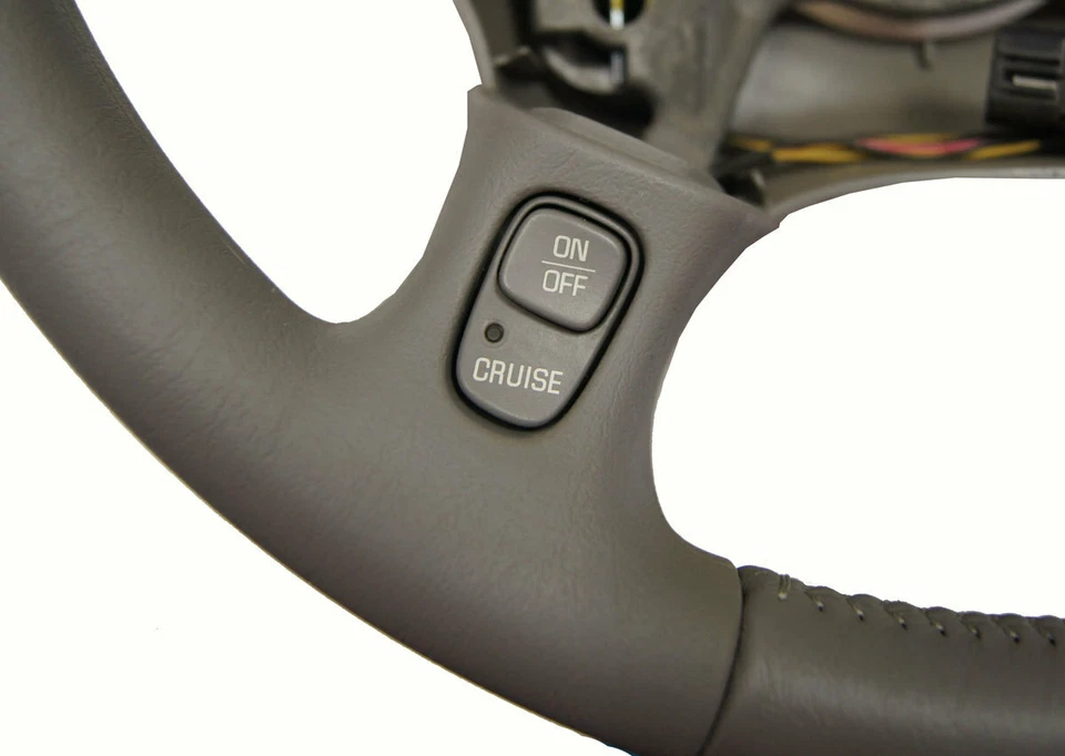 2000-2005 Buick LeSabre Steering Wheel Grey Leather New 25757141 25748179 - Image 3 of 4