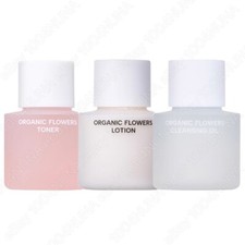 WHAMISA Organic Flowers Mini Trial Kit SET Korean Vegan Skin Care Travel Gift