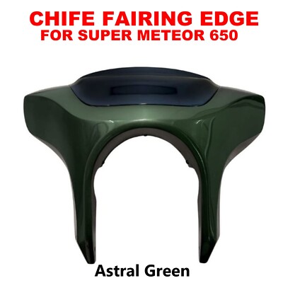 ''CHIFE FAIRING EDGE,ASTRAL GREEN'' FIT FOR ROYAL ENFIELD SUPER METEOR 650