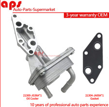 New Engine Oil Cooler + Gasket For Nissan Rogue 08-15 Renault Koleos 21300-JG36A