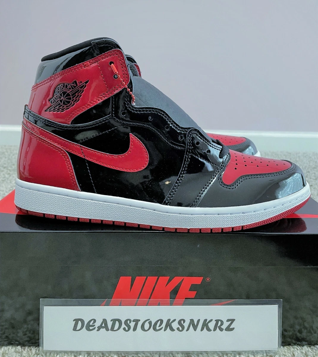 Nike Air Jordan 1 Retro High OG Bred Patent Leather 555088 063