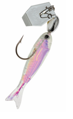 Z-Man FBMINI1809 ChatterBait FlashBack Mini 1/8 oz. Silver/Blue