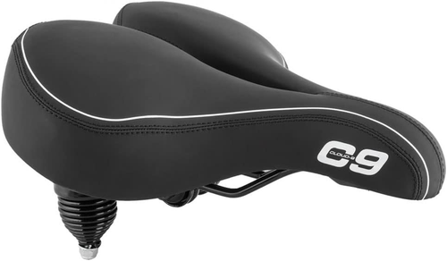 Sunlite , Bicycle Suspension Cruiser Saddle, Cruiser Gel Sofa, Black