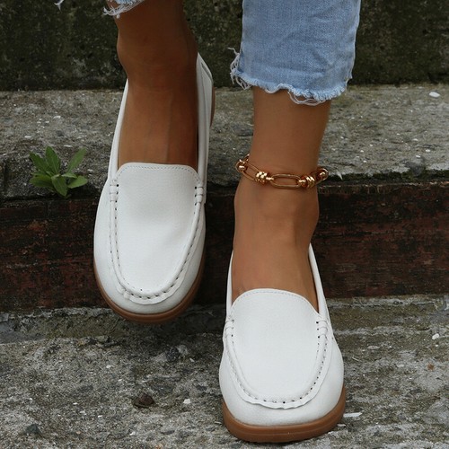 Women's Flats Low Top Loafers Ladies Soft Slip On Walking Anti-Slip Flat Shoes - Bild 11 von 46