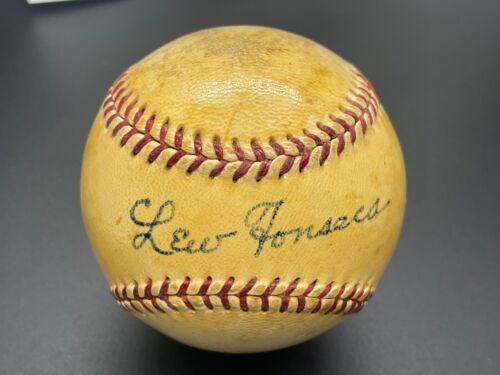 Lew Fonseca "1929 Batting Champion WS Narrator" Signed Autographed baseball PSA - Picture 2 of 9