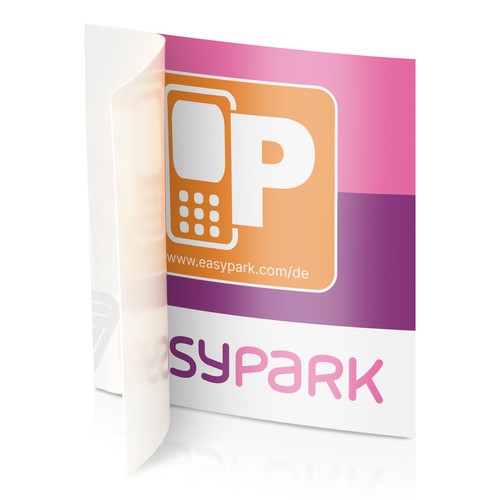 4x Easy Parque Pegatina Vignette App Pegatinas 6x6 CM Easypark Ticket Hinterglas - Imagen 2 de 9