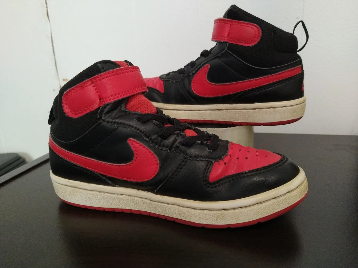 Nike Toddler Boys &#039; All Day Play&#039; Red/Black Tennis Shoes *Size 12.5C* Pre-Owned eBay