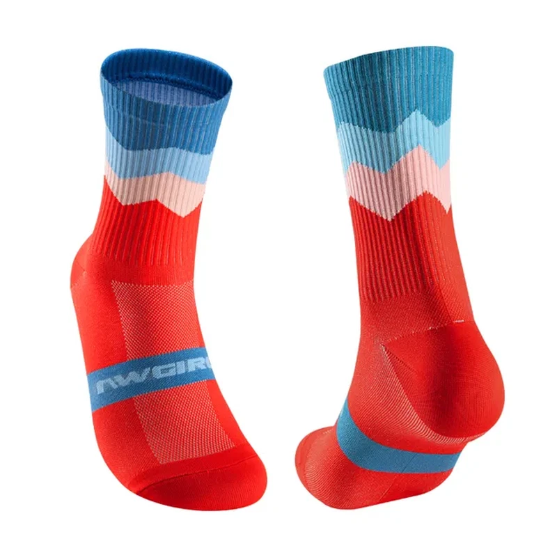 Men Cycling Socks Professional Road Mtb Bike Women Compression Racing Outdoor - Image 2 of 4