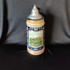 GERZIT GERZ St Goar Rhein BEER STEIN Vintage ORIGINAL Handpainted