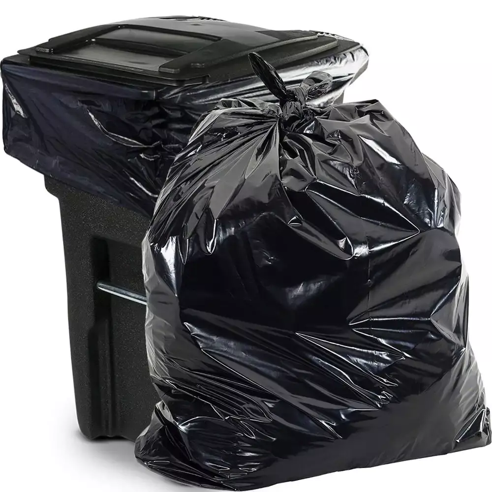 Aluf Plastics 65 Gallon Trash Bags Heavy Duty - Huge 50 Pack - 1.5