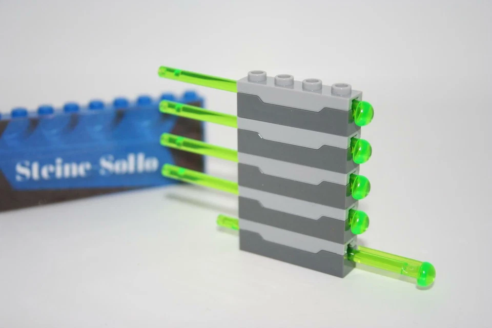 Lego (c) 5x Spring Shooter - Star Wars - Pfeil transp grün - 15303 15301c01