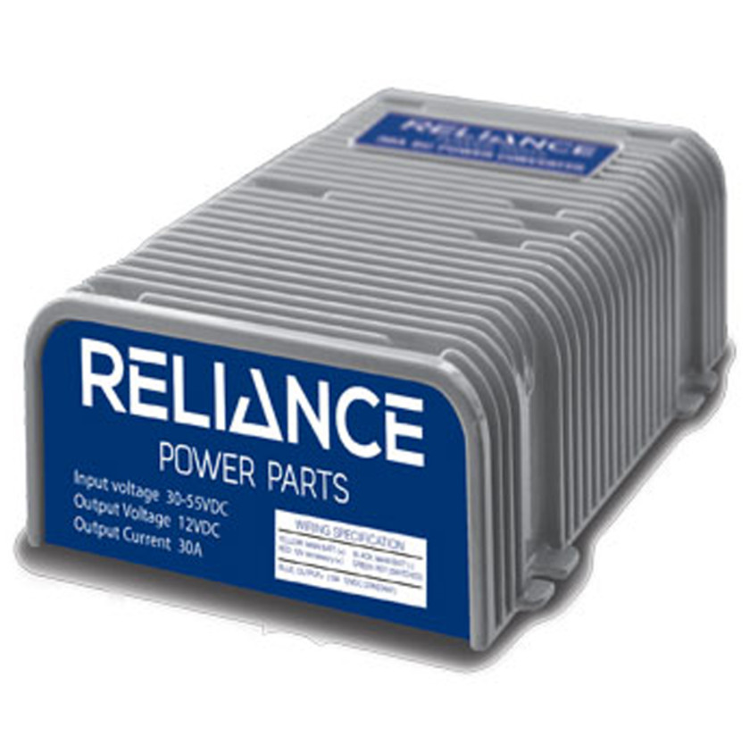 Reliance 30 Amp Golf Cart Voltage Reducer (36v/48v to 12v) 360 Watt | Dual Power