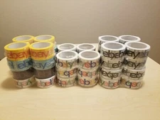 2 Rolls - 2" x 75 Yards - eBay Branded BOPP Packaging Shipping Tape