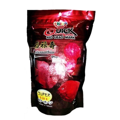Okiko Cichlid Flowerhorn Fish Food Quick Red Head Medium Floating Pellets 100g