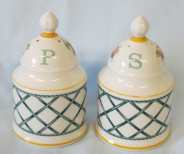 Villeroy & Boch Basket Salt & Pepper Shakers eBay