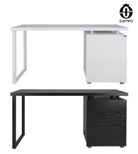 Scrivania per ufficio con cassettiera scrivania per cameretta mod. Althea