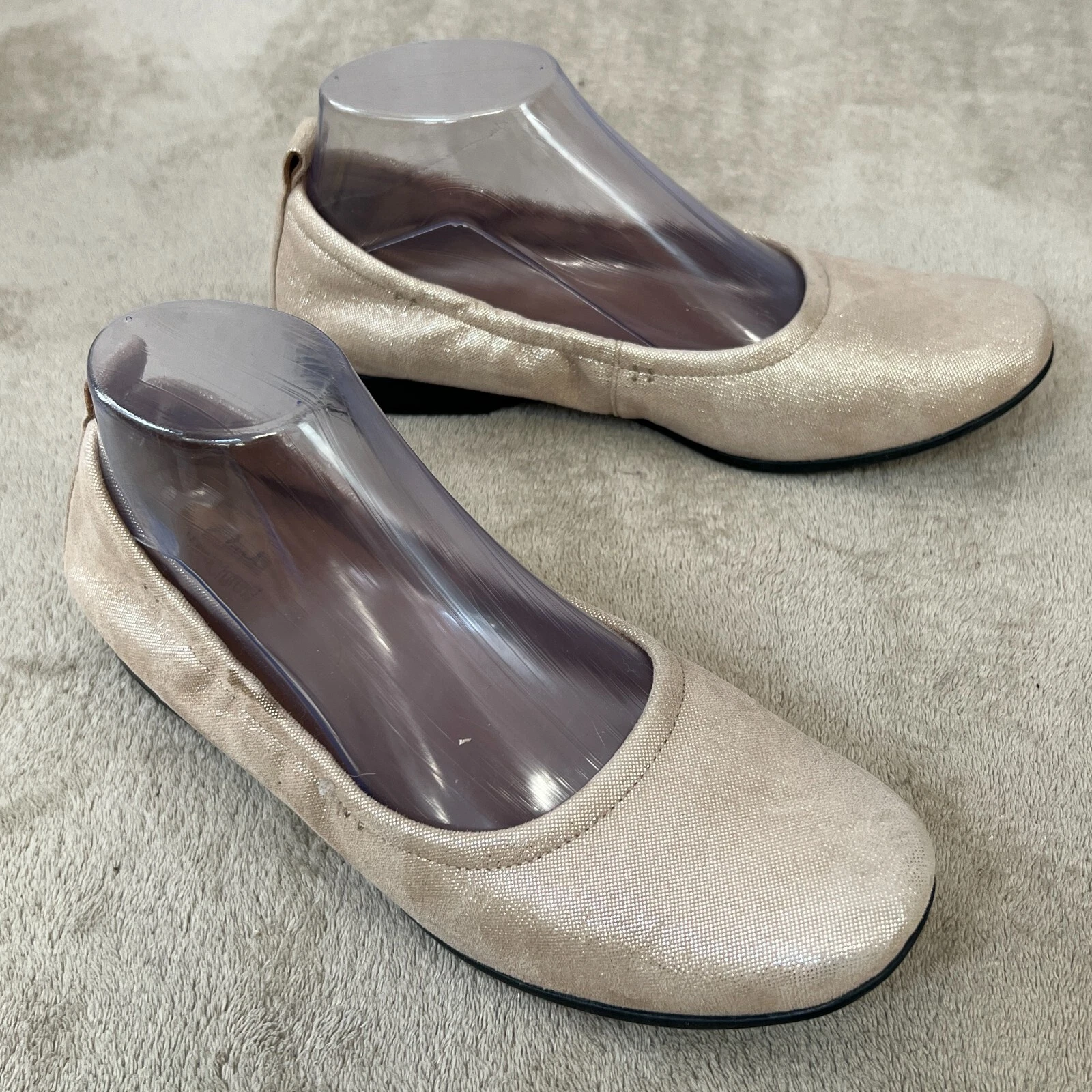 Scarpe da ballo Clarks da donna non strutturate taglia 8 M beige [A18]