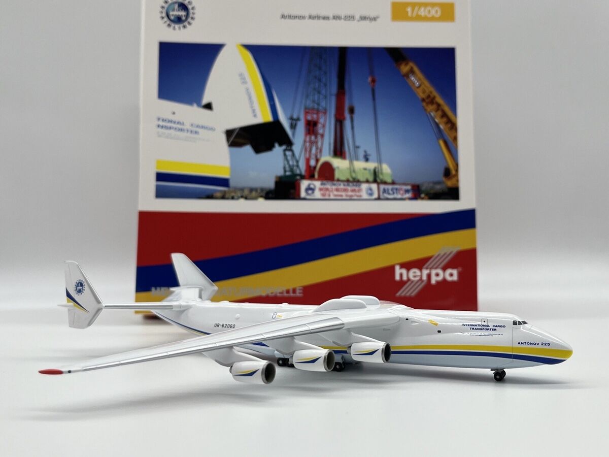 Herpa製　1/400 AN-225 An-225 Mriya 1:400 Diecast Model - Herpa HE-562287 - $84.95