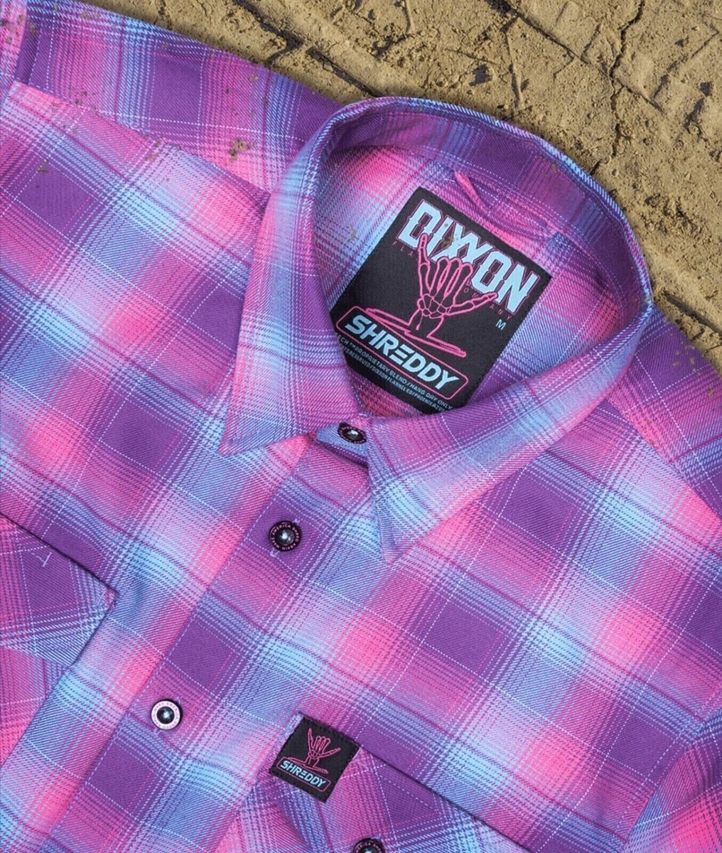 Dixxon Men's XLT Shreddy 2023 V6 Long Sleeve Button Up Flannel