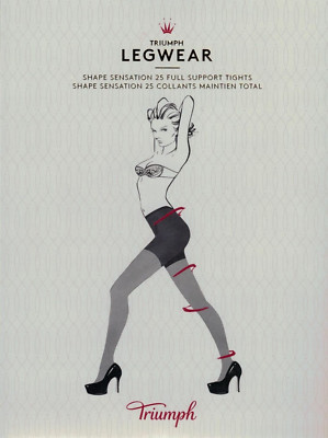 Triumph Legwear Shape Sensation 25 Full Support Stützstrumpfhosen Neu