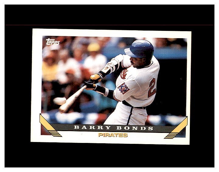 1993 TOPPS BARRY BONDS PITTSBURGH PIRATES #2