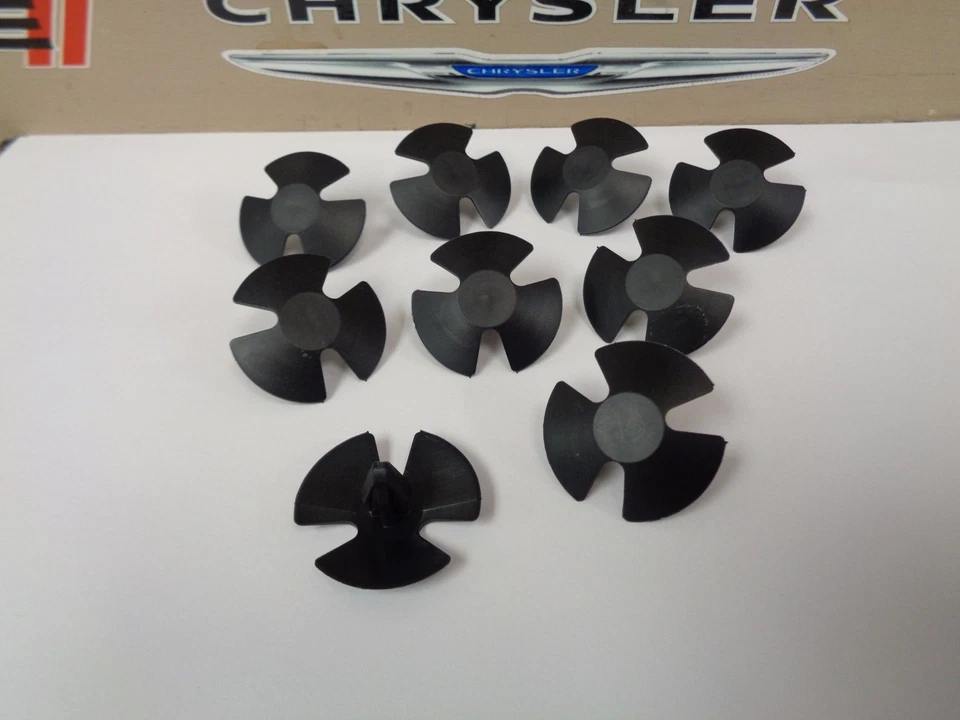 01-17 Chrysler Dodge Ram Jeep Hood Silencer Insulation Pad Retaining Trim Clip 9 - Image 4 of 4