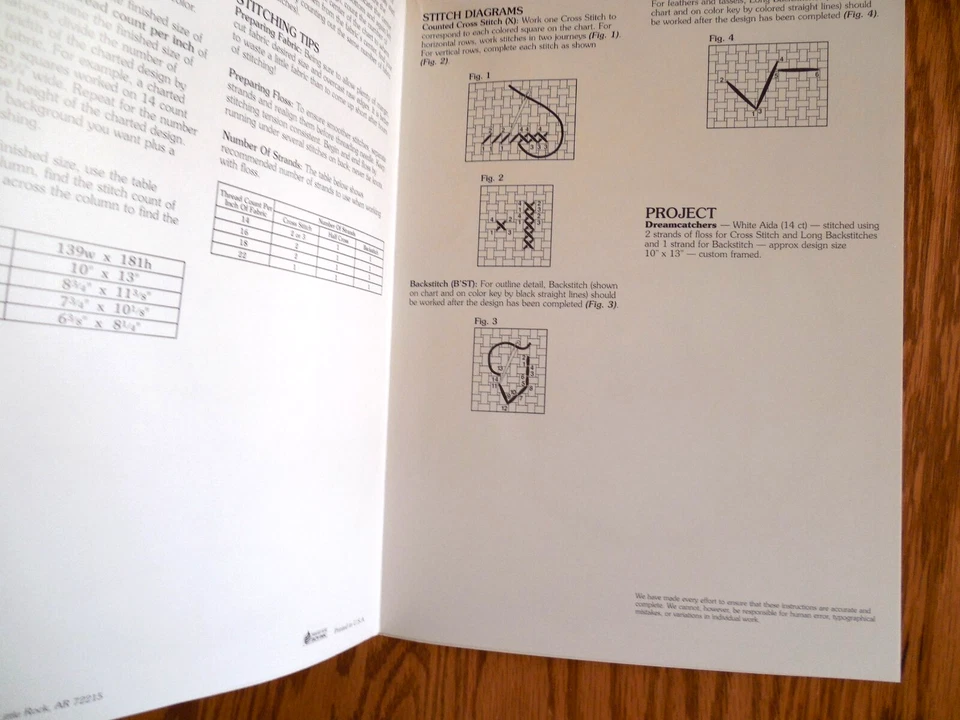 NEW!  Leisure Arts  "Dreamcatchers" Cross Stitch Leaflet #2871 - Image 3 of 3