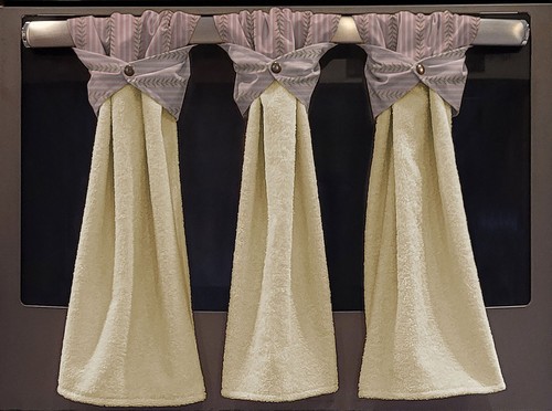 Gestreifte Ranken Wraparound Snap hängende Handtücher - Bild 29 von 38