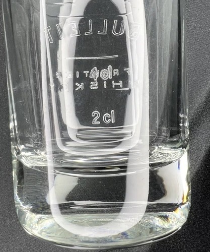 Bulleit Frontier Whiskey Drinking Rocks Glass 4” Clear Logo Alcohol Cocktail NEW - Picture 11 of 17