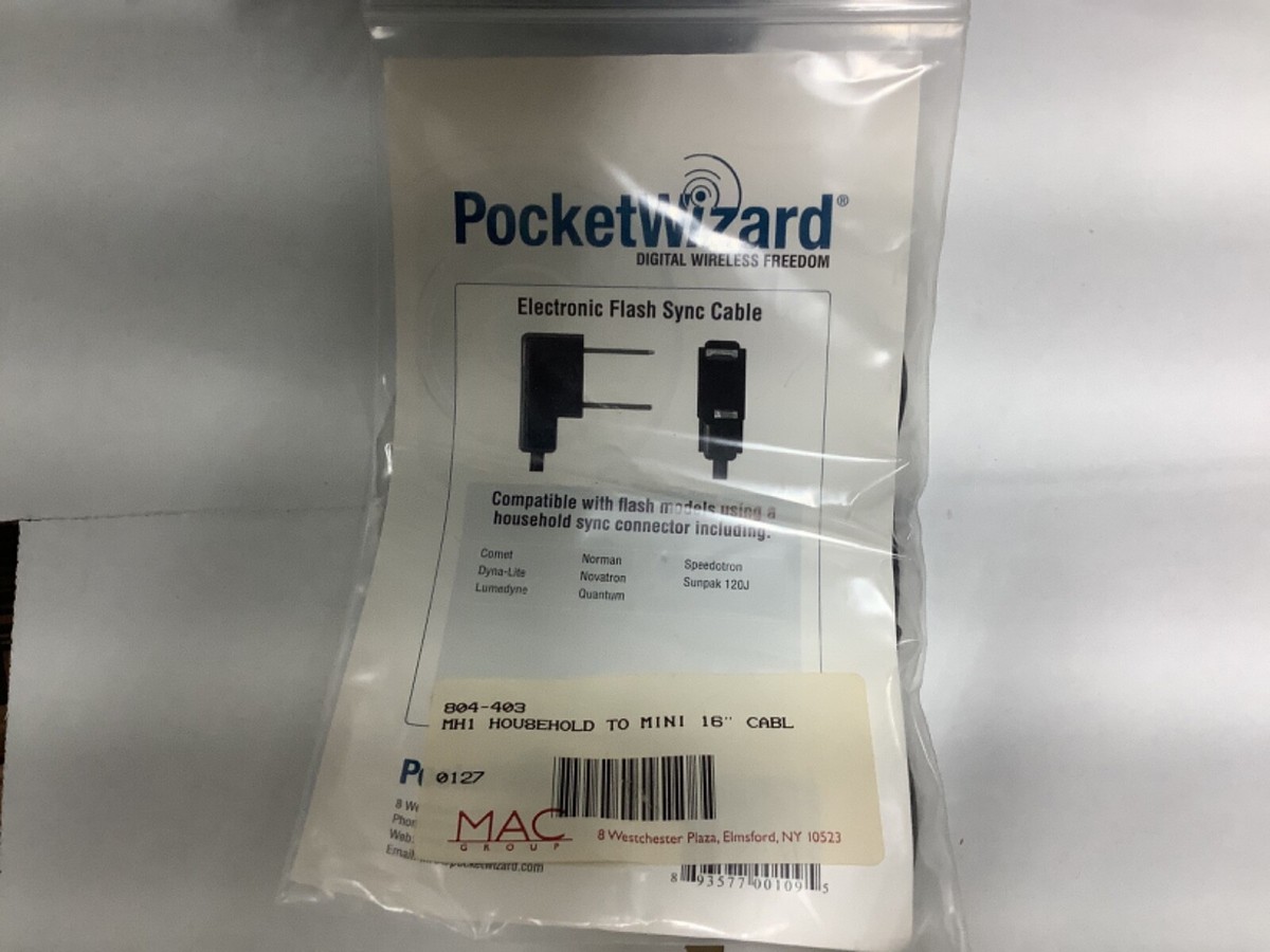 Pocket Wizard MB1/804-403 Electronic Flash Cable | eBay