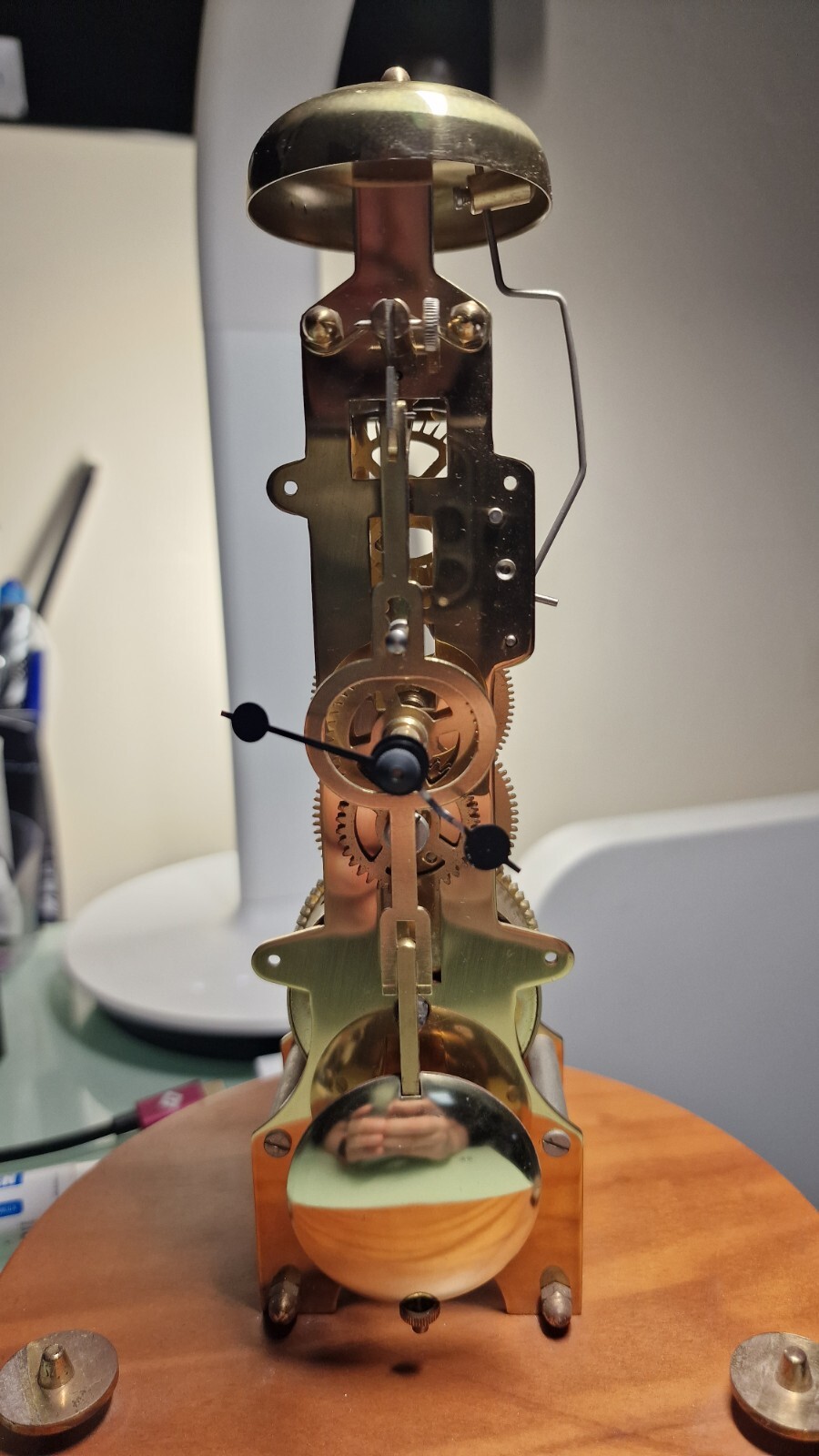 Hermle Leyton Skeleton Table Clock 22716070791 eBay