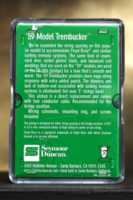 ギター Seymour Duncan TB-59 Bridge Seymour Duncan TB-59 '59 Model Bridge Trembucker Pickup