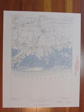 Hempstead New York 1961 Original Vintage USGS Topo Map