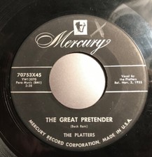 The Platters - The Great Pretender / I'm Just a Dancing Partner 7", Single