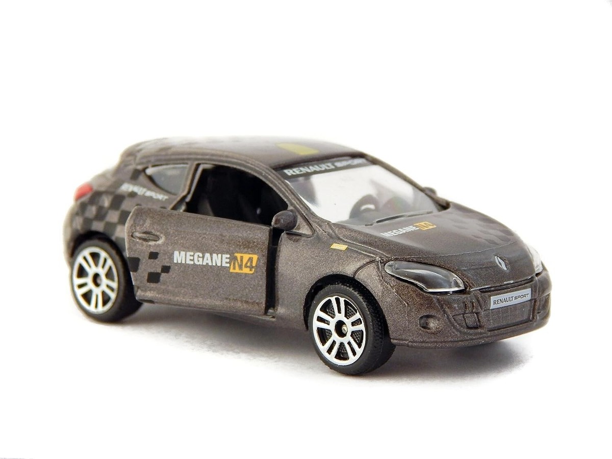 Renault Megane Coupe N4 Grey Majorette Racing Cars 2018 222E