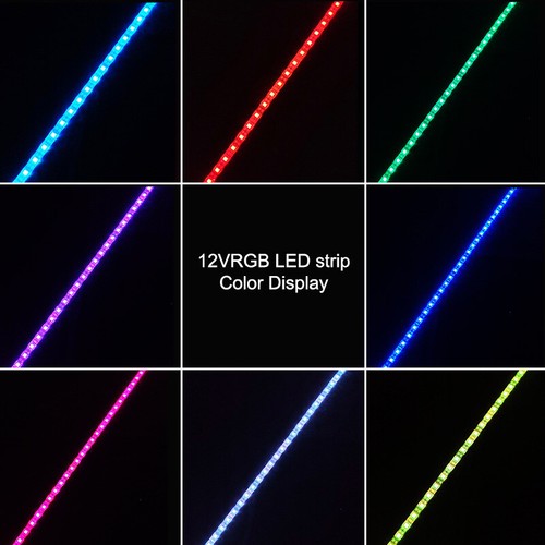 LED 5V 12V RGB Colorful Computer Case Light DIY Desktop PC Tower Motherboard - Afbeelding 3 van 18
