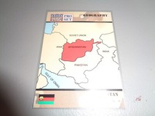 AFGHANISTAN #1 1991 Pro Set Desert Storm Geography card