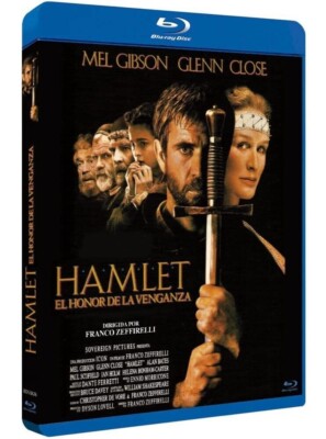 HAMLET (1990) Mel Gibson Blu-Ray NEW (Spanish Package has English Audio)