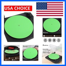 Acrylic Turntable Mat for Vinyl Player, 12" Slipmat High-Fidelity Anti-Static...