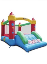 WeeOneKids Air Bounce House, Inflatable Bouncer with Air Blower and Slide