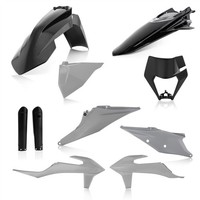 Acerbis Komplettes Verkleidungskit Schwarz Grau FüR KTM EXC-F 250 2020-2023