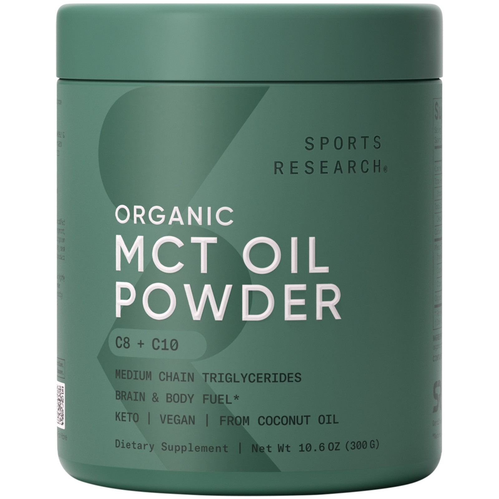 Powder Keto & Vegan Mcts C8 C10 Non-gmo & Gluten Free