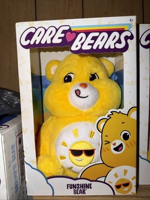 2020 Care Bears Yellow FUNSHINE BEAR Teddy  NIB 14'' with Special Care NEW